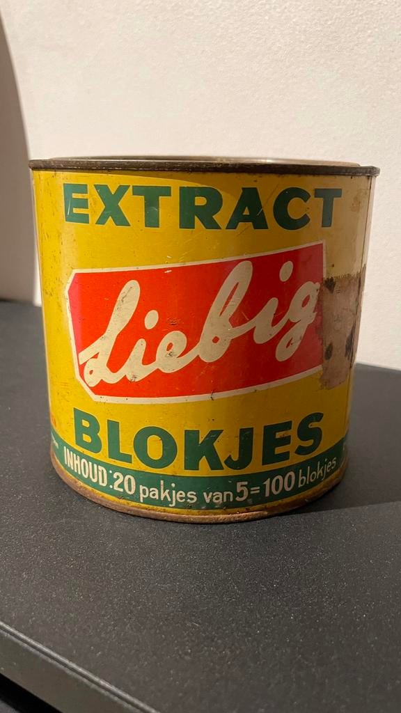 Liebig blik., Ophalen of Verzenden, Gebruikt, Thee