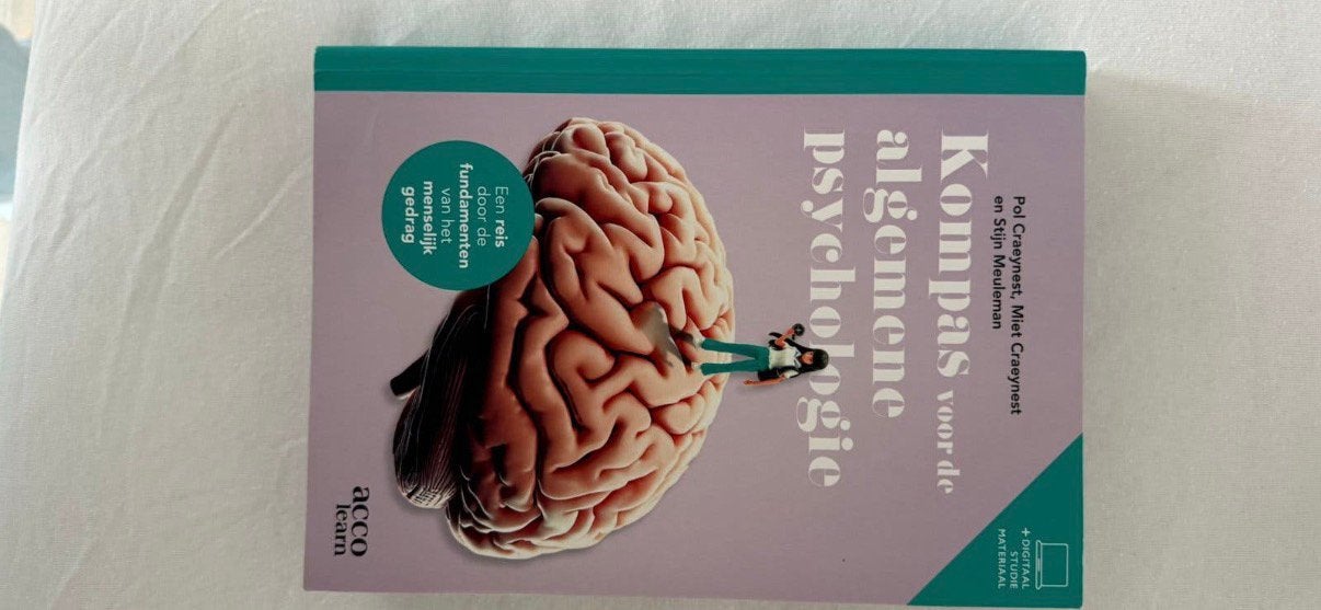 Miet Craeynest - Kompas voor de algemene psychologie, Boeken, Psychologie, Verzenden, Miet Craeynest; Pol Craeynest; Stijn Meuleman