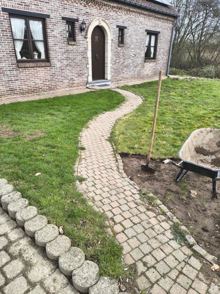 Gratis klinkers, Tuin en Terras, Ophalen, Klinkers