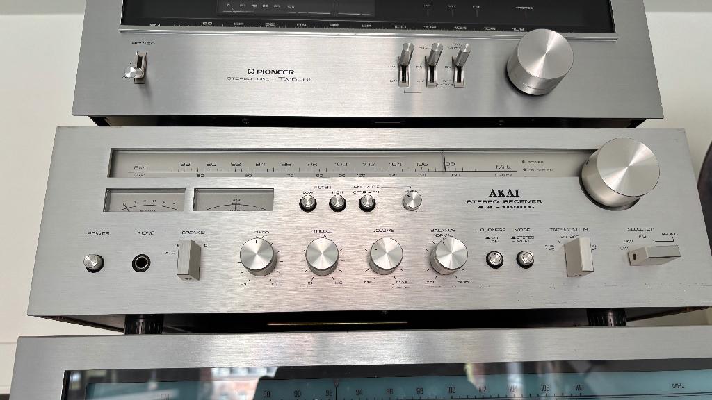 Akai receiver AA-1030L, Gebruikt, Ophalen, Overige merken, Minder dan 60 watt