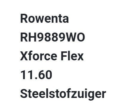 rowenta steel stofzuiger als nieuw, Enlèvement, Rowenta