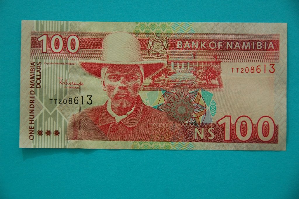 NAMIBIA : 100 N $ 1999 , zo goed als nieuw, Verzenden, Los biljet