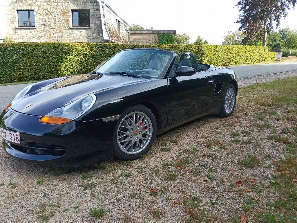 Porsche Boxster 2,7l, Autos, Achat, Cabriolet, Boîte manuelle, Noir