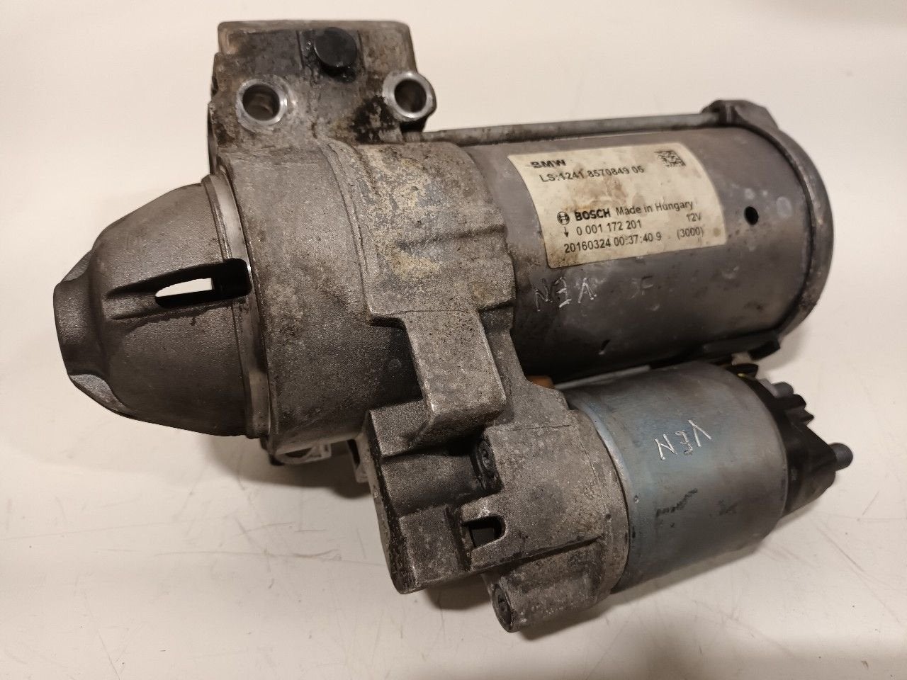 Startmotor BMW 1 serie, Auto-onderdelen, Onderdelen@venauto.nl, Van der Ven Autorecycling B.V., Gebruikt, Ettenseweg 76, 4706 PB Roosendaal, The Netherlands