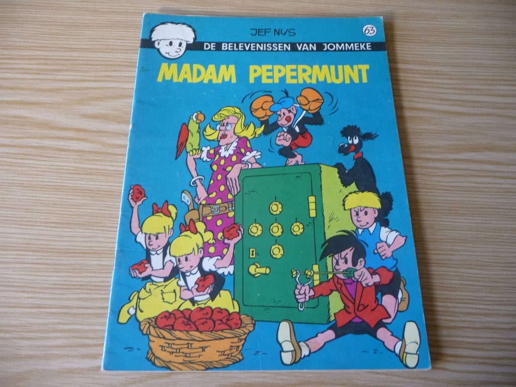 Jommeke - Madam Pepermunt EERSTE DRUK, Boeken, Stripverhalen, Eén stripboek, Jef Nys., Ophalen of Verzenden, Zo goed als nieuw