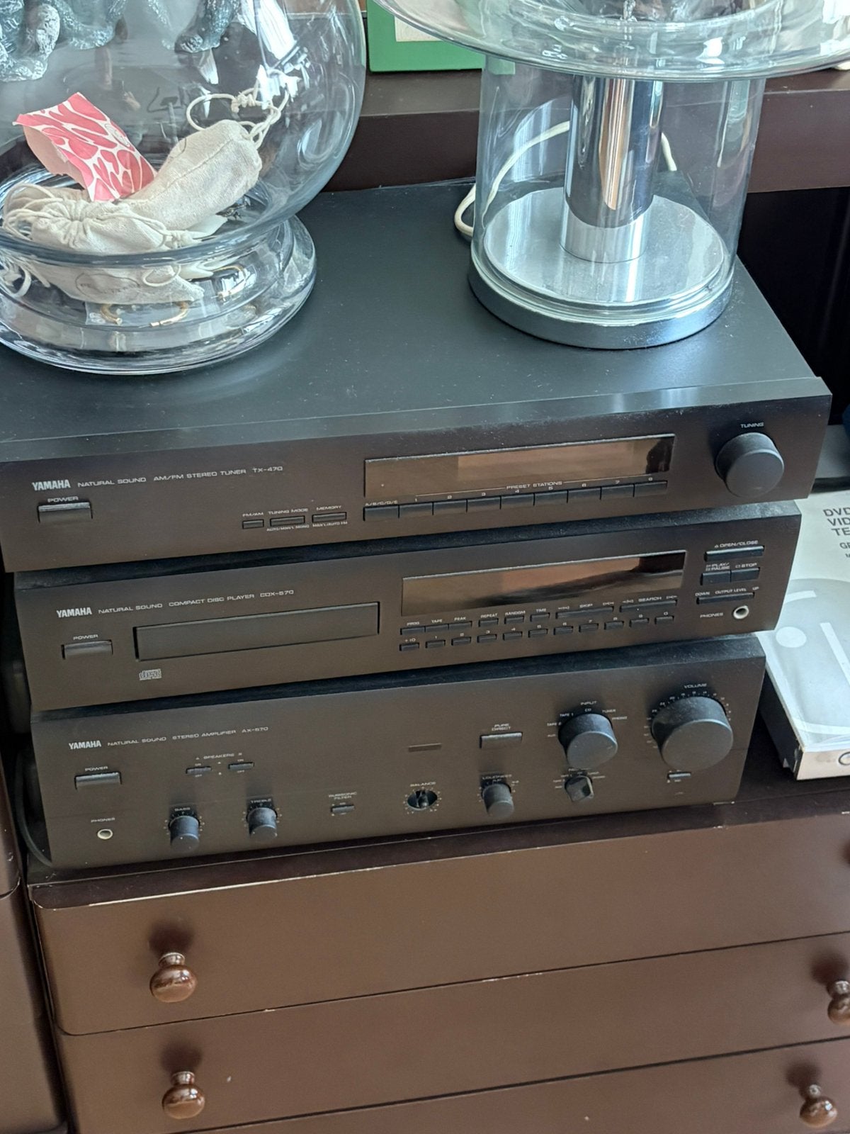 Stereoketen Jamaha, TV, Hi-fi & Vidéo, Chaîne Hi-fi, Enlèvement, Utilisé