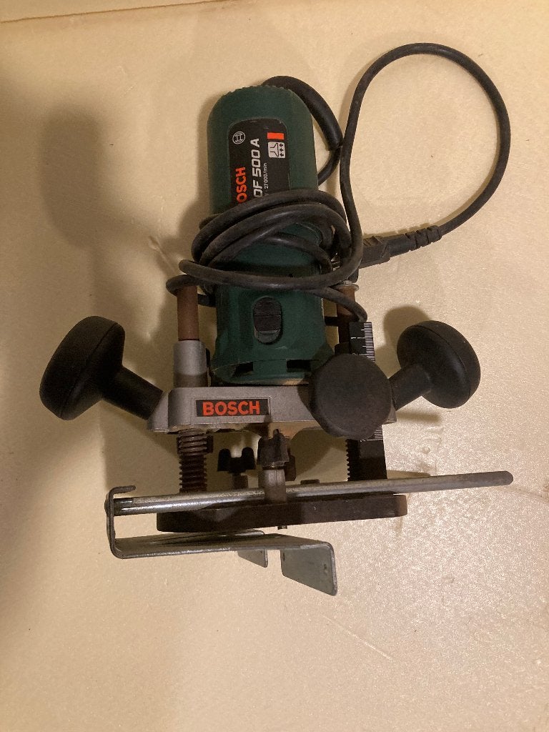 Bosch handfreesmachine POF 500 A, Doe-het-zelf en Bouw, Gereedschap | Freesmachines, Gebruikt, Elektrisch, Ophalen