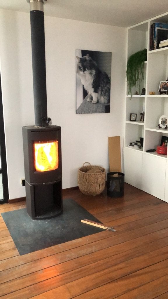 TE KOOP: JØTUL F134 HOUTKACHEL – €699, Enlèvement, Utilisé, Bois, Autoportant
