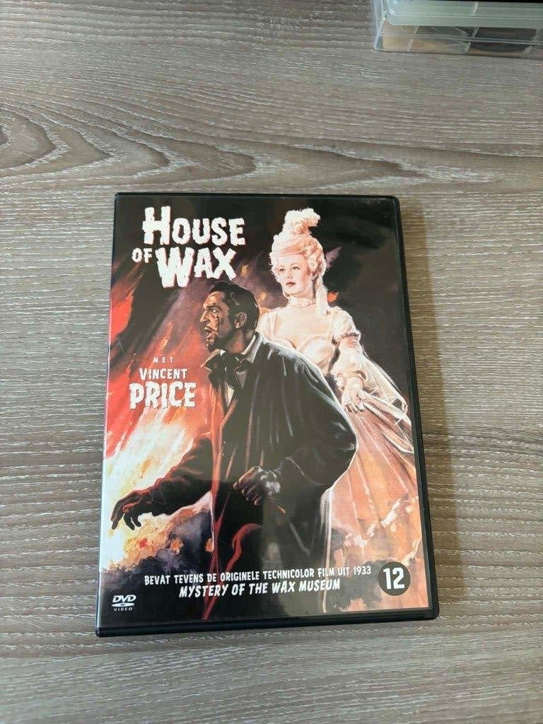 House of Wax met Vincent Price. Ned. ond. slechts 5 euro., CD & DVD, DVD | Classiques, Enlèvement ou Envoi, Anglais, Horreur, 1940 à 1960