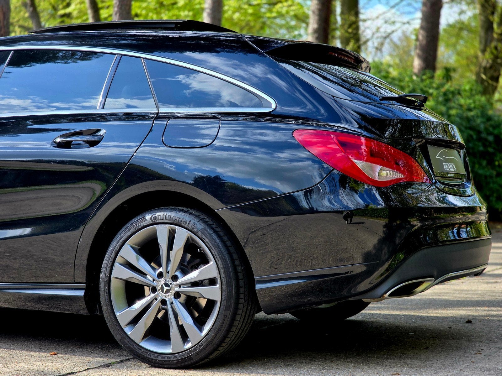 CLA 180 BENZINE - 2019 - 98.337KM - PANO - CAMERA, Auto's, Zwart, Leder, Bedrijf, Break