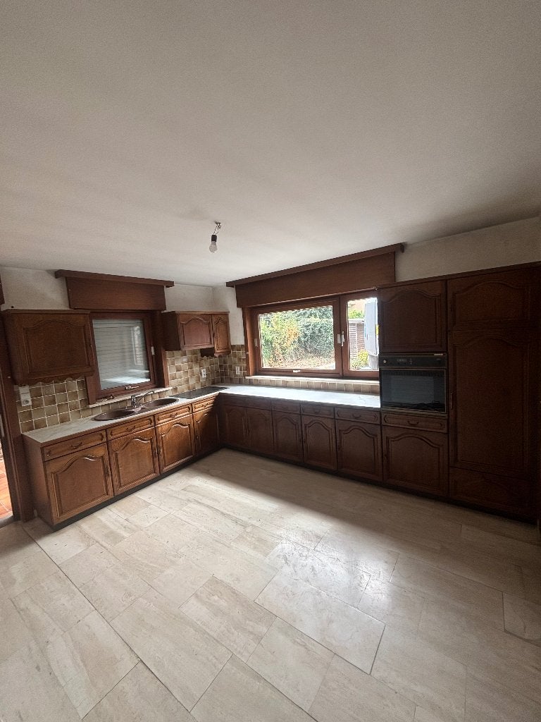 Eiken keuken, hele propere staat, Huis en Inrichting, Ophalen, Gebruikt, Bruin, Hoekkeuken