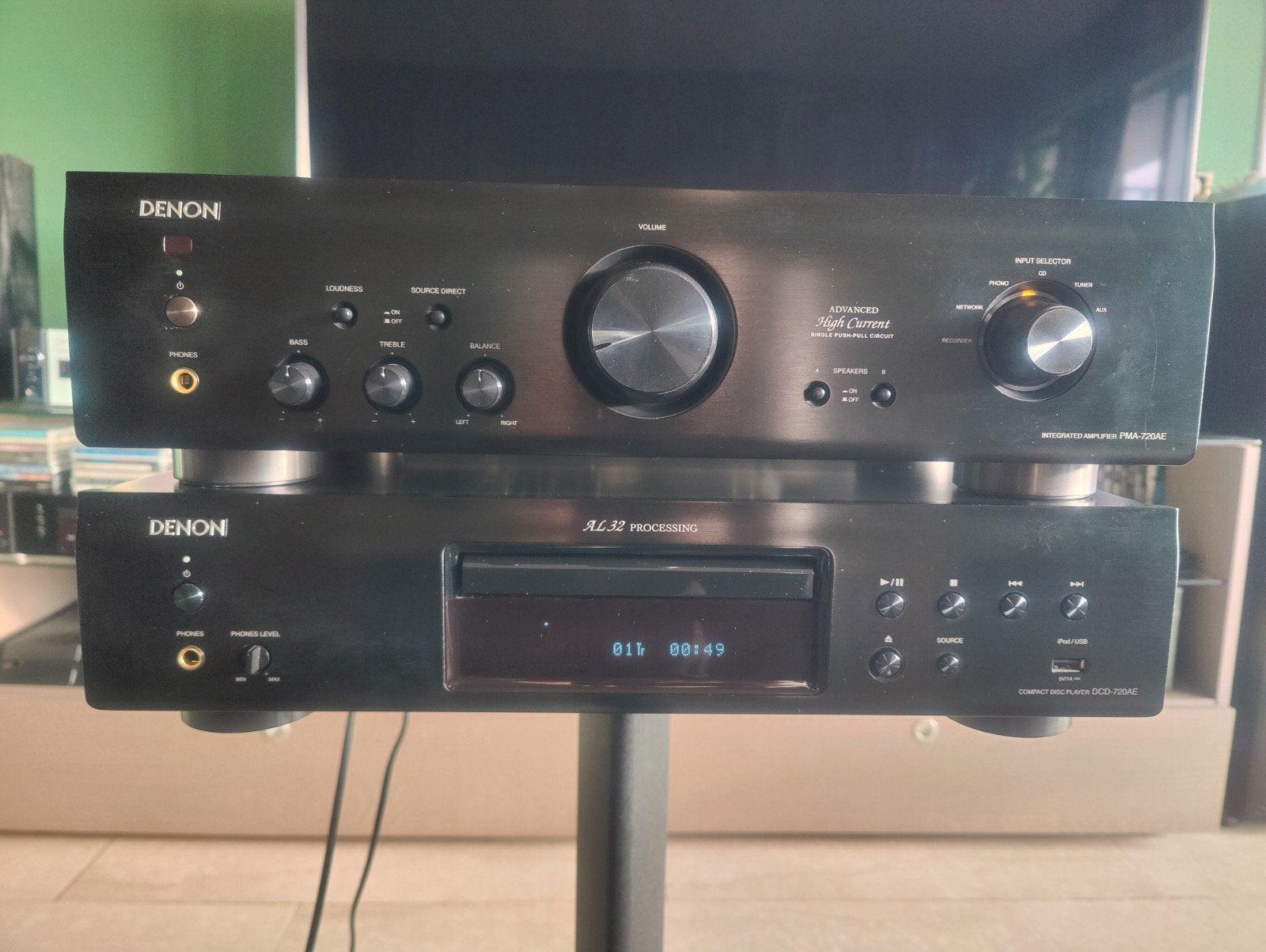 DENON PMA-720AE + DCD-720AE (MSRP 800€), Audio, Tv en Foto, Ophalen, Stereo, Denon