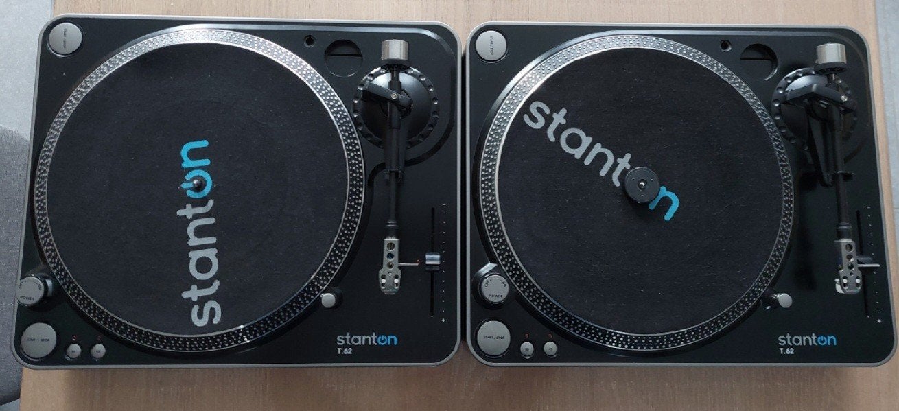 2 platenspelers Stanton, Ophalen