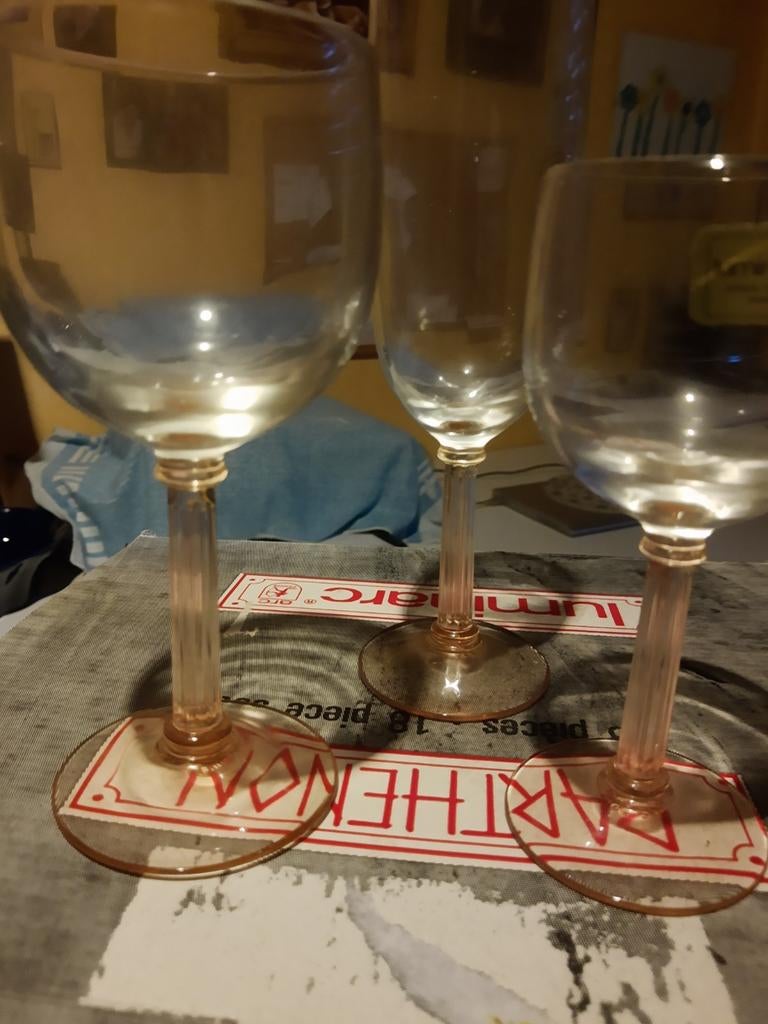 Vintage glazenset Luminarc Parthenon, Ophalen