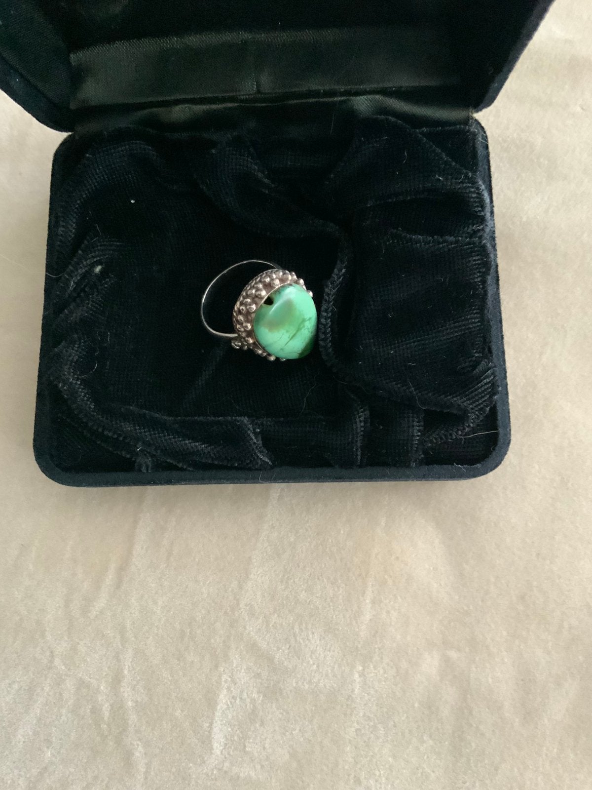 Tibied’taanse.zilver.en.mineralen.ringen.zeer.oude, Bijoux, Sacs & Beauté, Enlèvement, Comme neuf, Argent