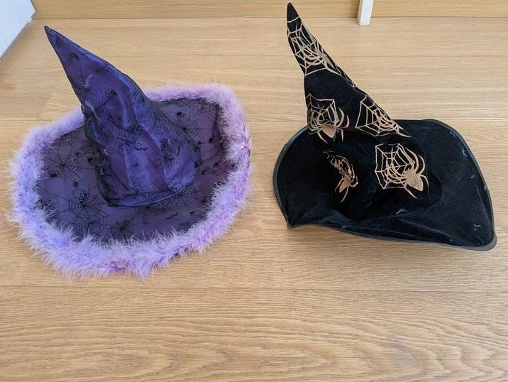 déguisement / accessoires - chapeau de sorcière d' Halloween, Ophalen, Gebruikt