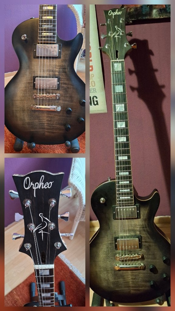 Orpheo Custom Les Paul, Enlèvement, Comme neuf, Solid body, Autres marques