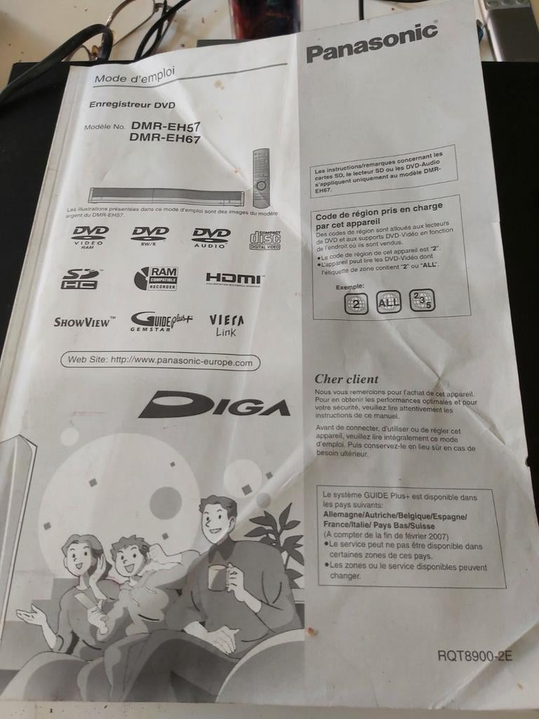 DVD enregistreur et audio, Enlèvement