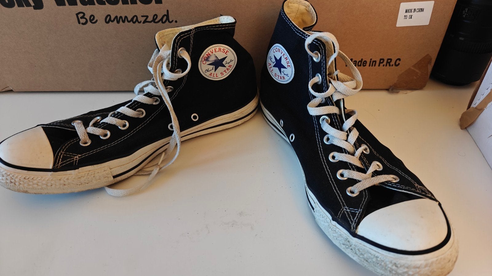 Vintage All-Stars Converse, Kleding | Dames, Ophalen, Zwart, Zo goed als nieuw, Converse All Stars