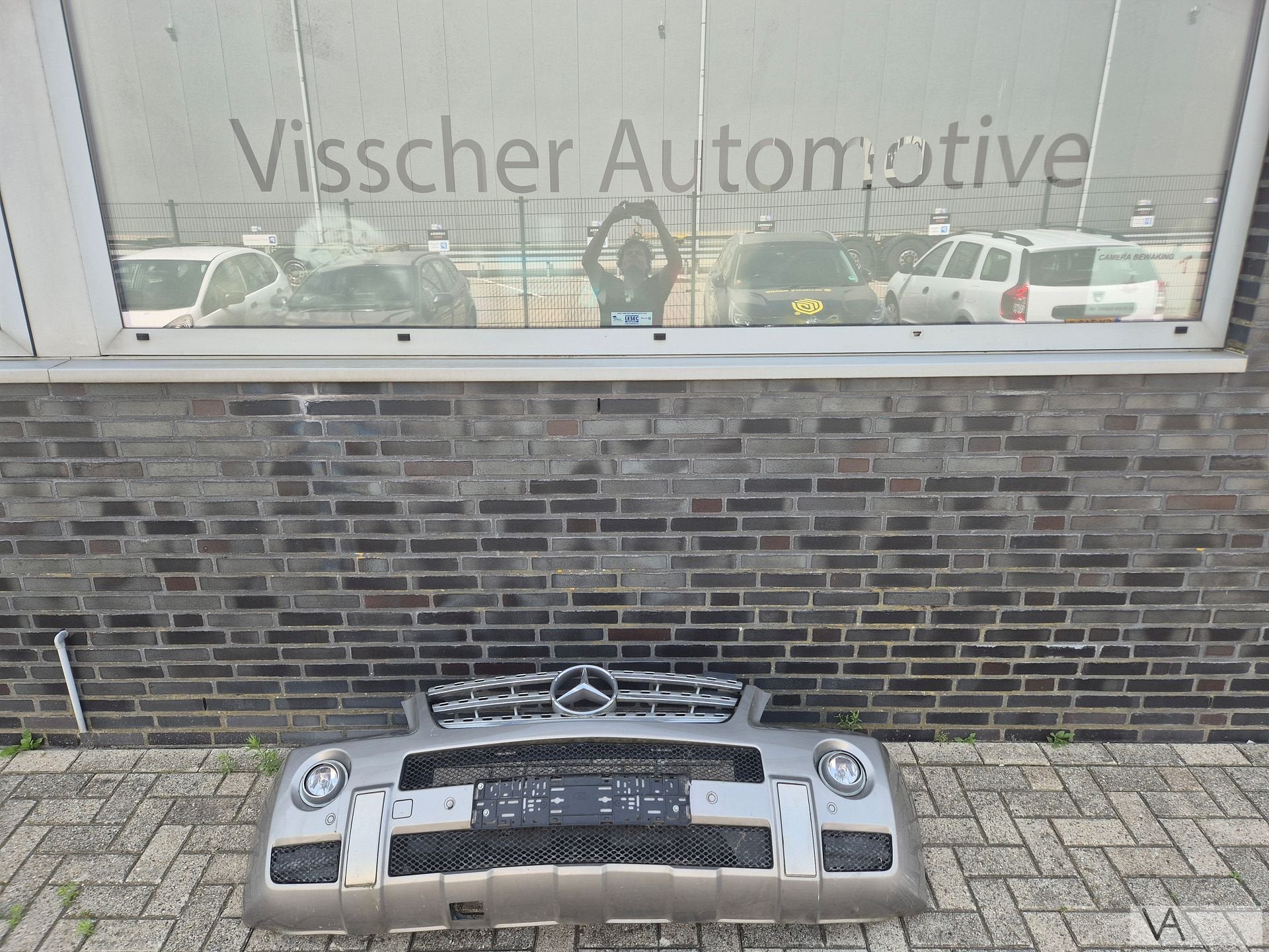 Voorbumper van Mercedes ML W164 AMG 2005 - 2009 origineel, Auto-onderdelen, Gebruikt, -, Voor, Ophalen of Verzenden