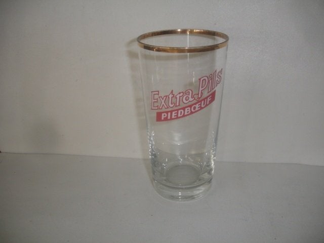 Oud bierglas Extra Pils Piedboeuf, brij. Piedboeuf, Enlèvement ou Envoi, Comme neuf, Verre ou Verres, Autres marques