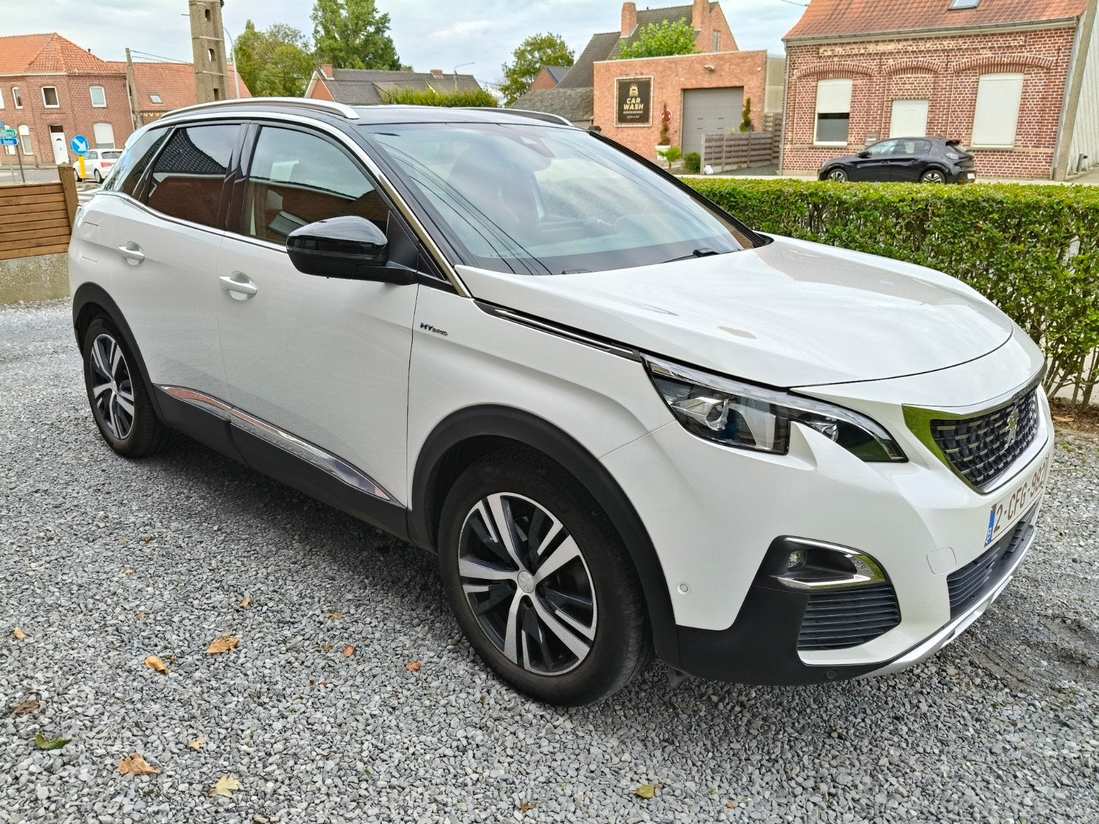 peugeot 3008 gt 1.6l hybrid 225 pk, Autos, Cuir, Euro 6, Entretenue par le concessionnaire, Noir