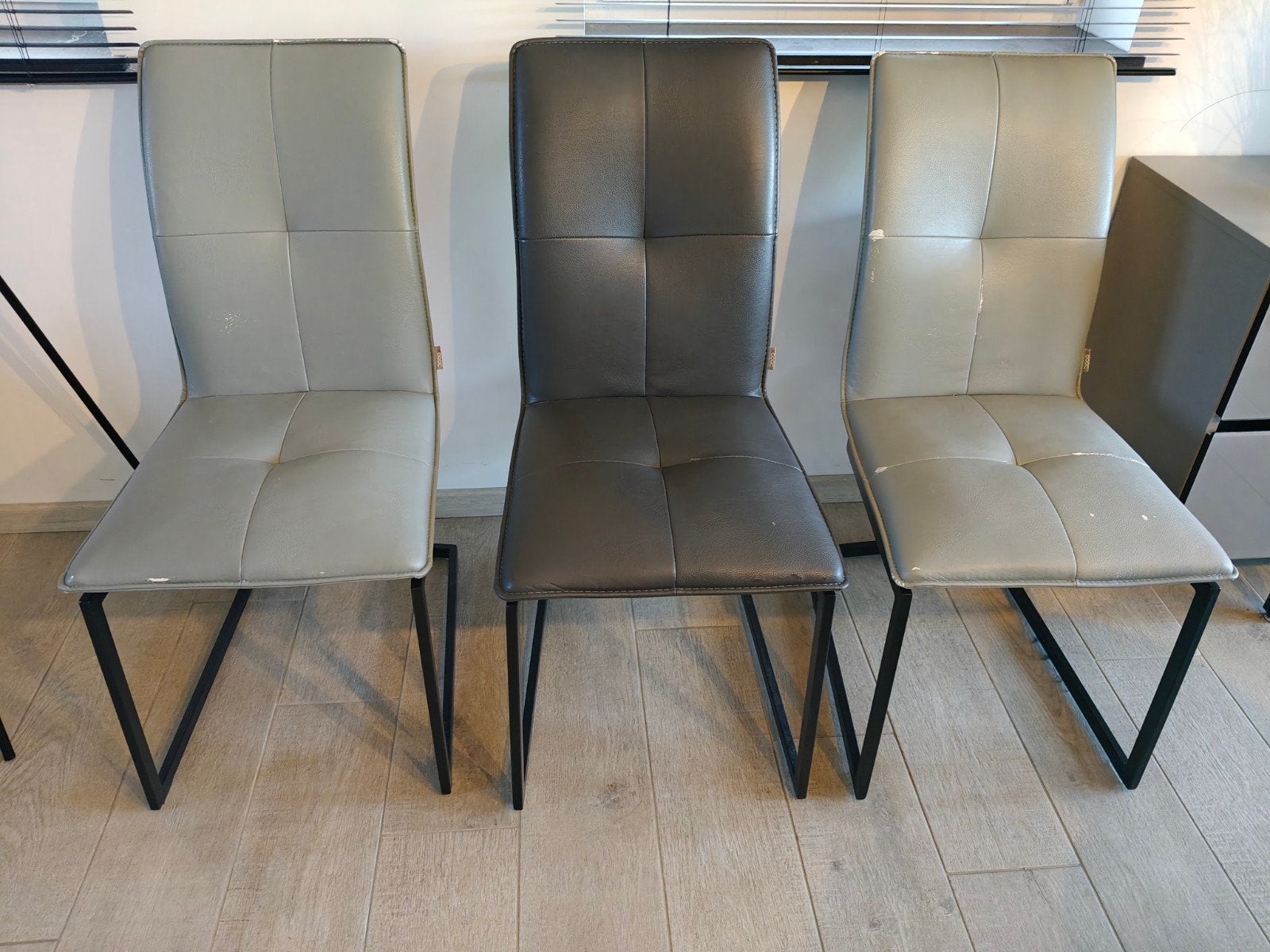 chaises de salle à manger, Maison & Meubles, Chaises, Enlèvement, Cuir