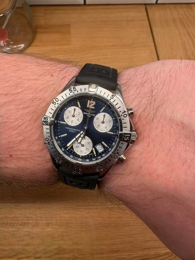 Breitling, Bijoux, Sacs & Beauté, Montres | Hommes, Enlèvement, Comme neuf, Cuir, Breitling