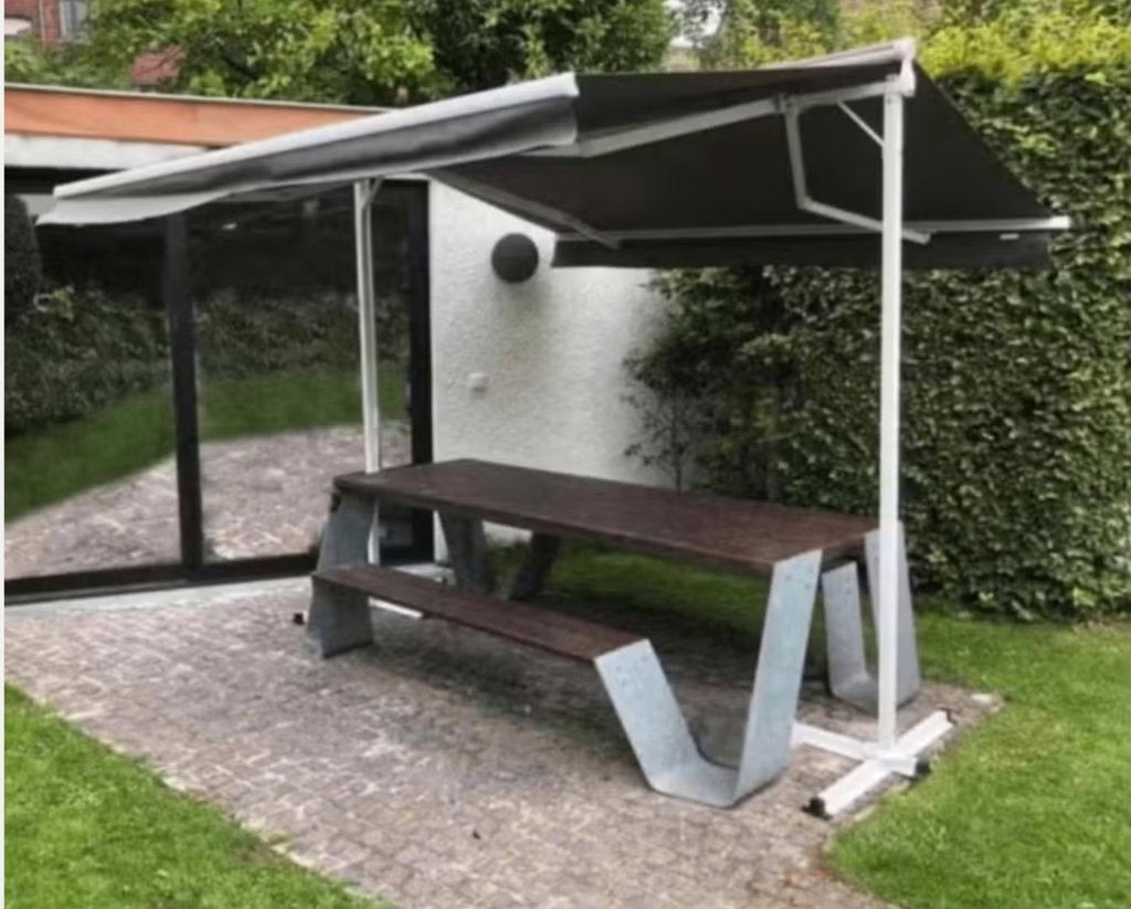 lounge parasol/ tuinscherm 3,00 x 3,00m, Enlèvement, Utilisé