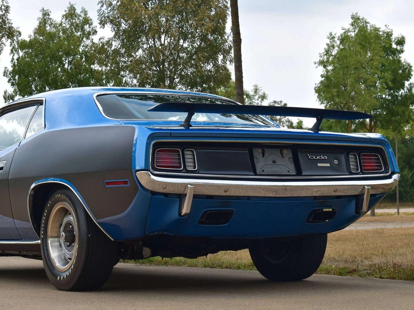 Plymouth Cuda 440-6 / B5 True Blue Metallic / Top Condition, foto 6