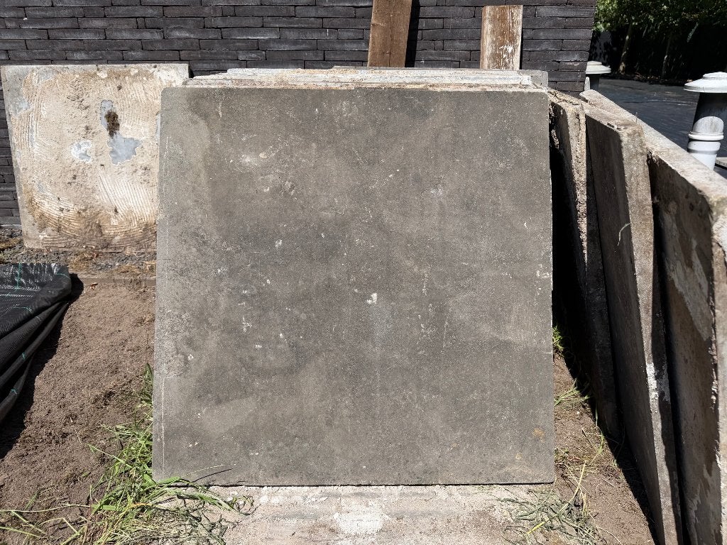 Mooie Betontegels 80 x 80cm, 3cm dik à 10€/stuk, Ophalen, Gebruikt, 10 m² of meer, Beton