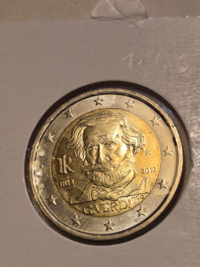Herdenkingsmunt 2€ Italië 2013 fdc, Ophalen, Italië, 2 euro, Losse munt