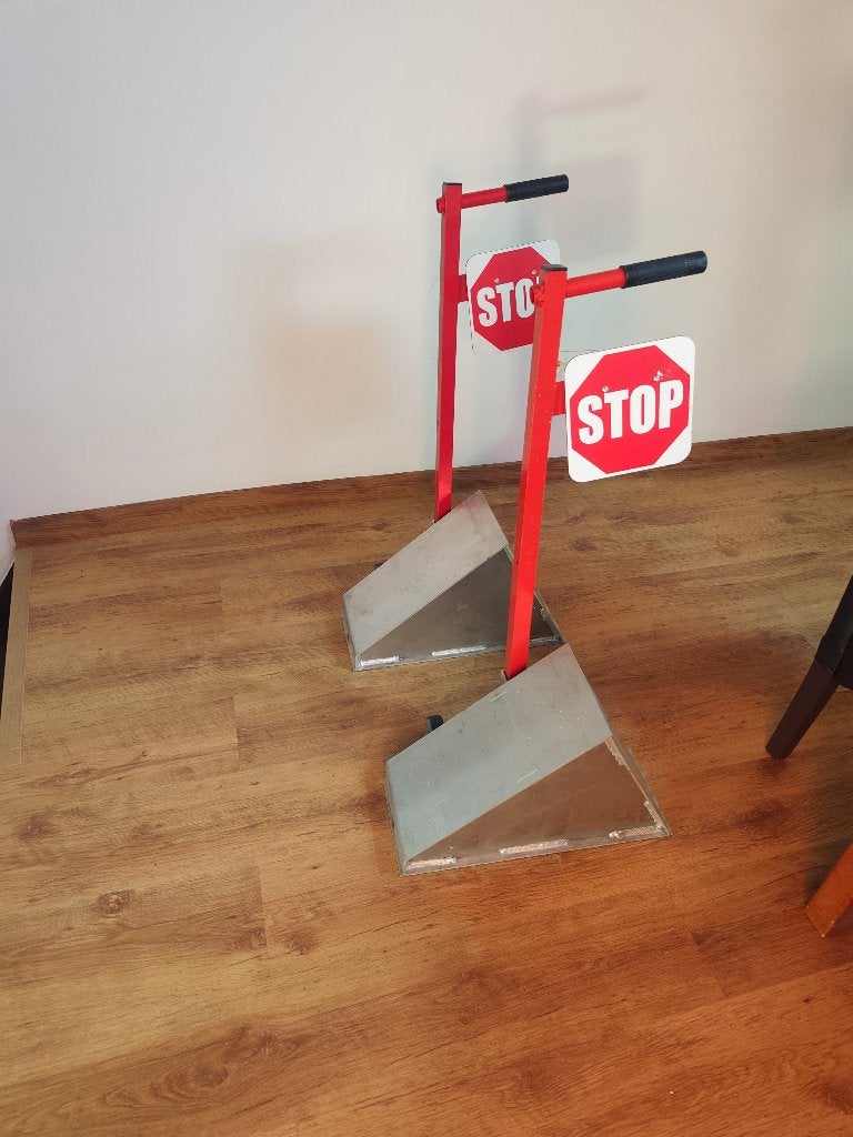 Cale de roue de camion, Enlèvement