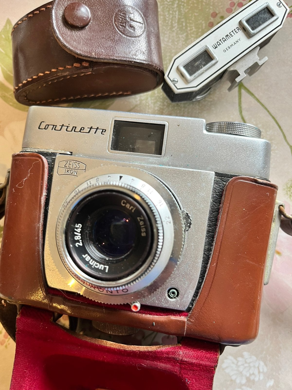 Zeiss Ikon Continette, vintage avec etuiy, Enlèvement, Utilisé, Canon