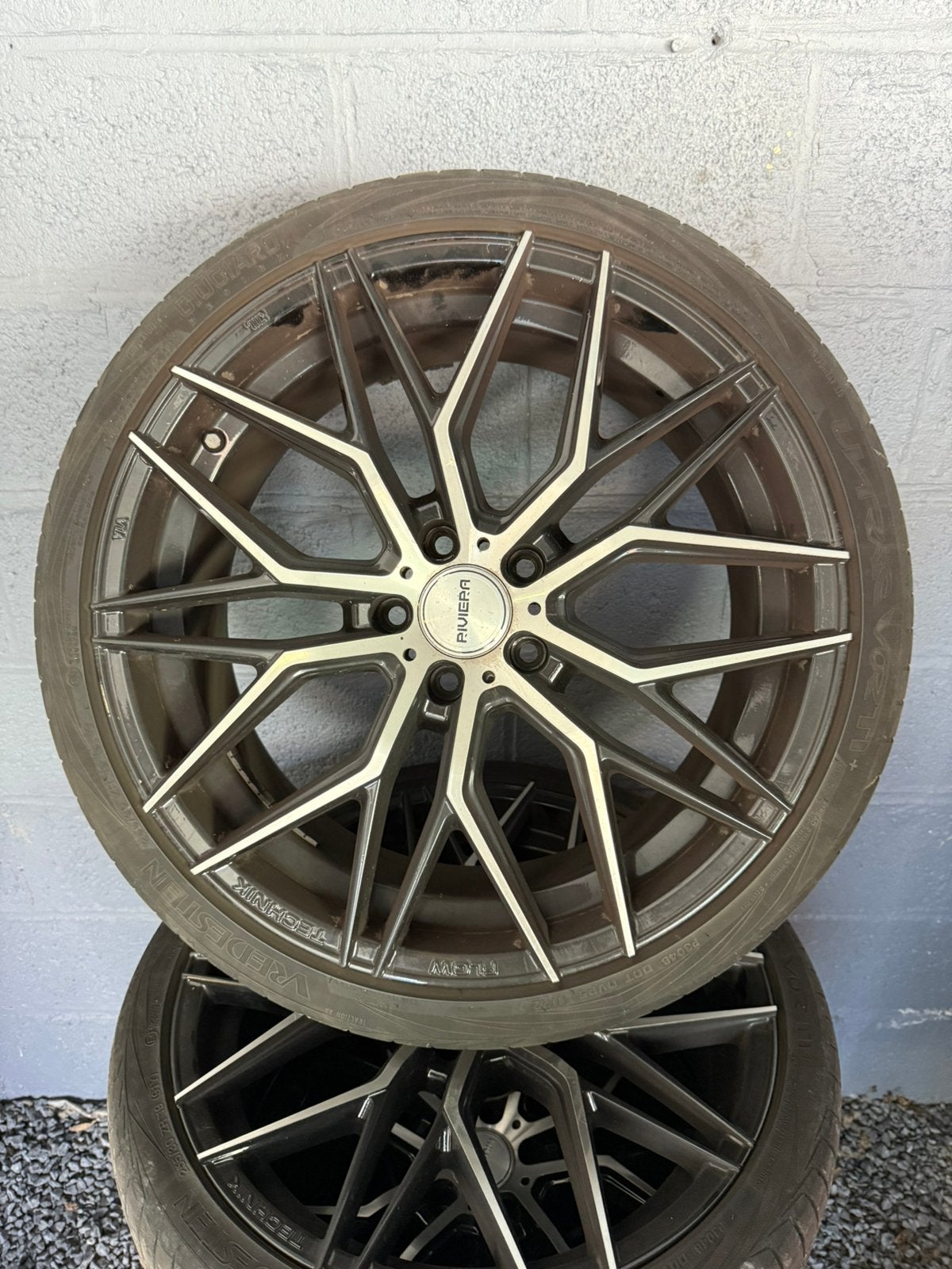 Jantes RIVIERA 19’ 5X112 très bon état, Autos : Pièces & Accessoires, Enlèvement, 19 pouces, Pneu(s)
