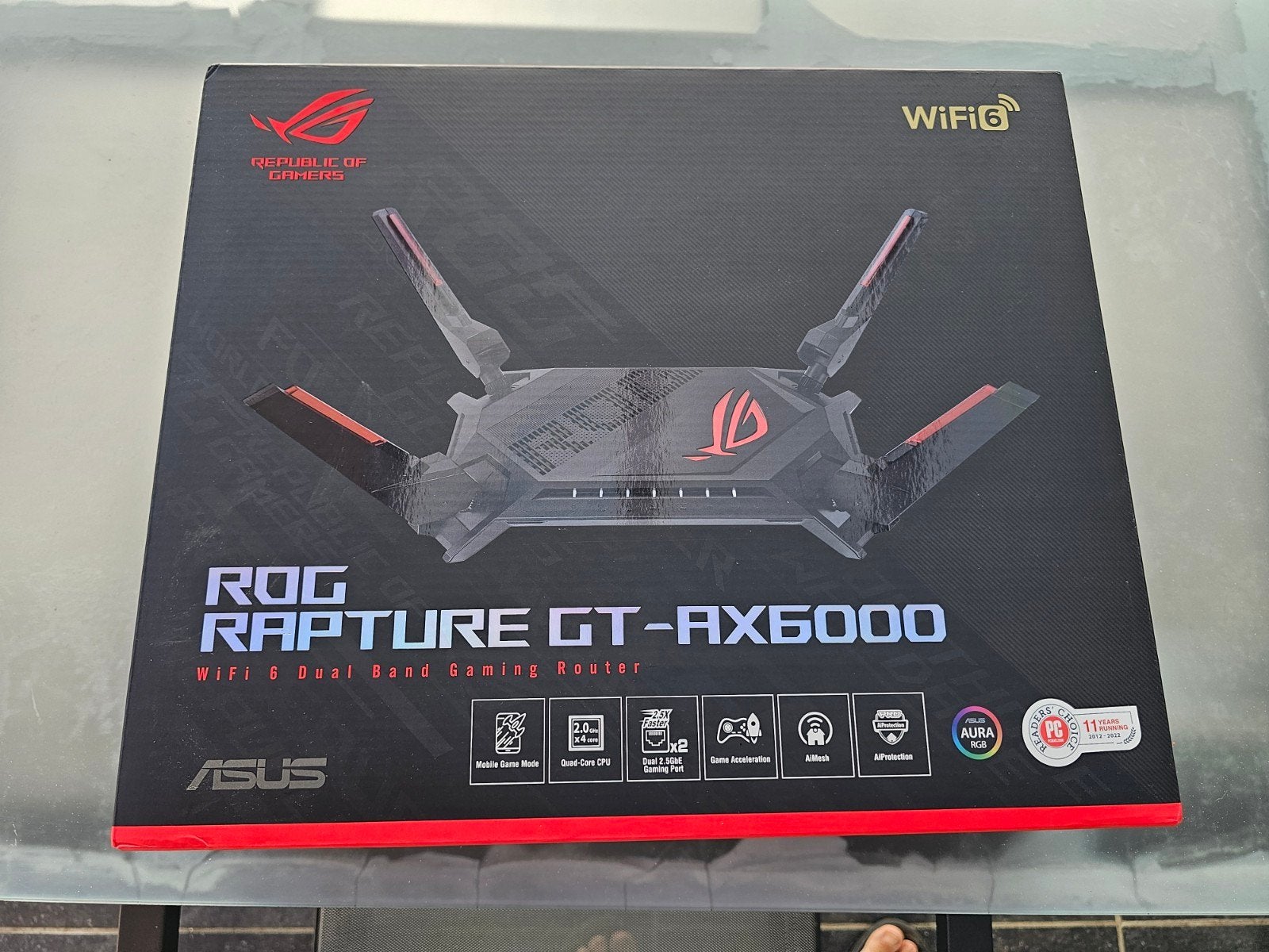 Routeur ASUS ROG Rapture GT-AX6000, Informatique & Logiciels, Routeurs & Modems, Comme neuf, Routeur, Asus