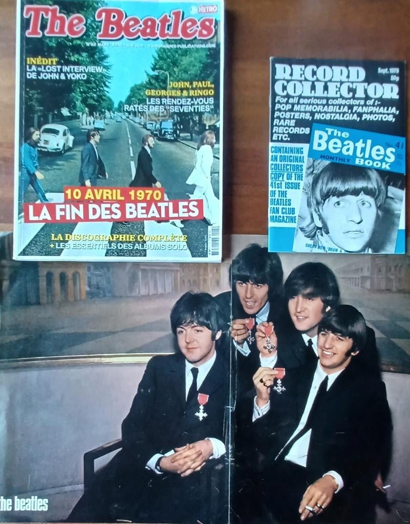THE BEATLES// 2 magazines + poster Muziek Expres//, Verzamelen, Verzenden, Tijdschrift