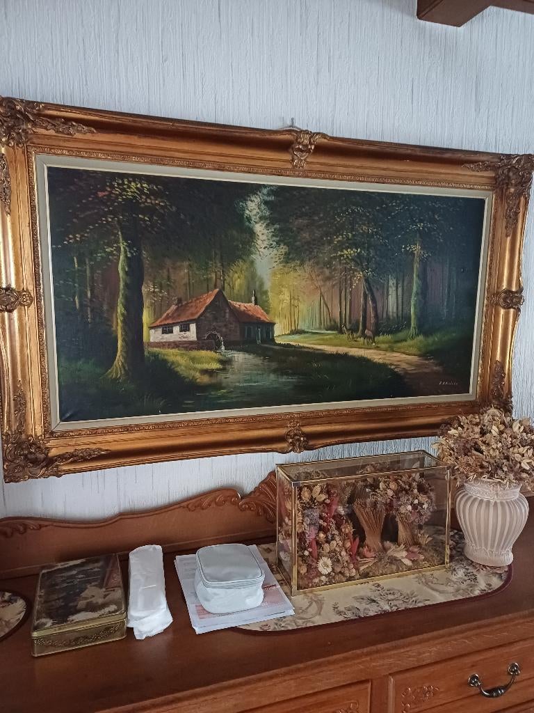 Olieverfschilderij, Ophalen