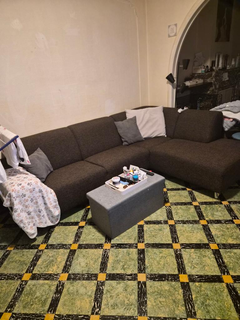 Hoeksalon l vorm zit perfect alleen schade van poezen zie fo, Ophalen