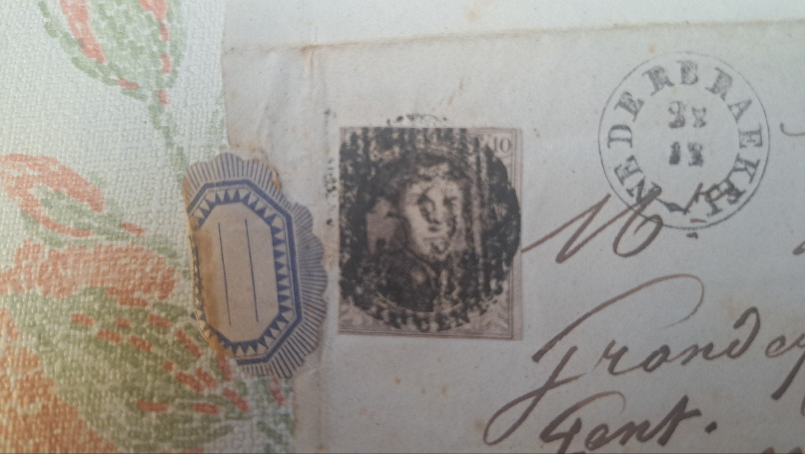 Timbre ancien 1852 frein inférieur n 39, Timbres & Monnaies, Enlèvement ou Envoi