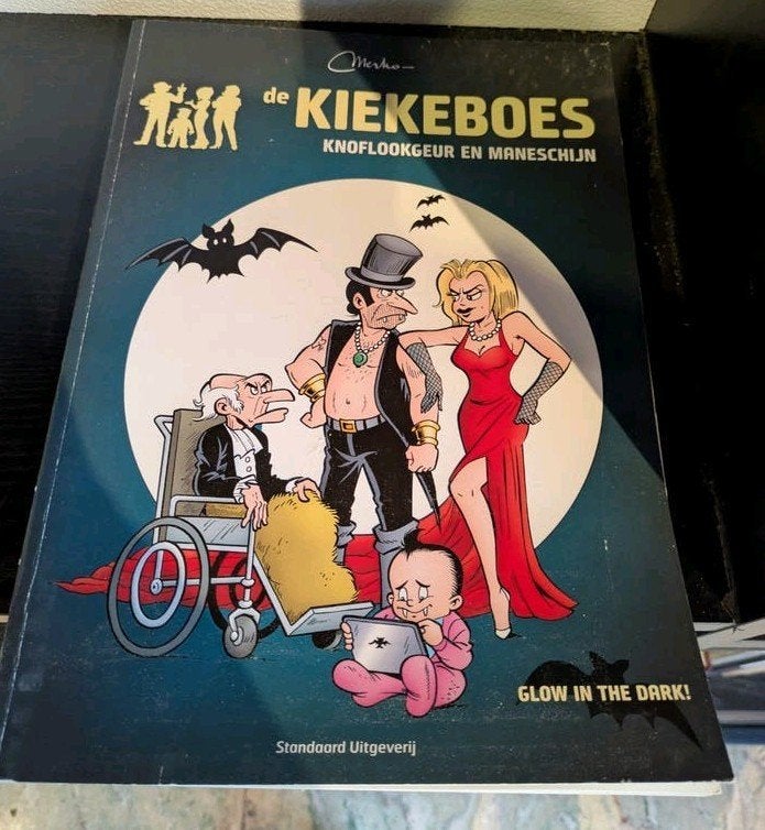 De Kiekeboes - Knoflookgeur en Maneschijn, Une BD, Enlèvement, Utilisé