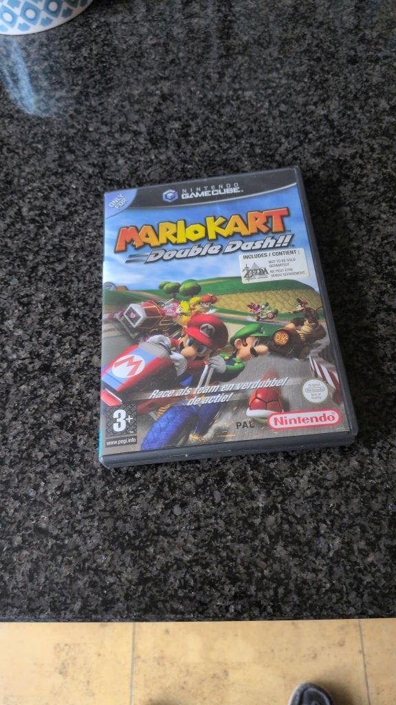Mario Kart: Double Dash!! GameCube PAL compleet + Zelda disc, Consoles de jeu & Jeux vidéo, Enlèvement, Utilisé