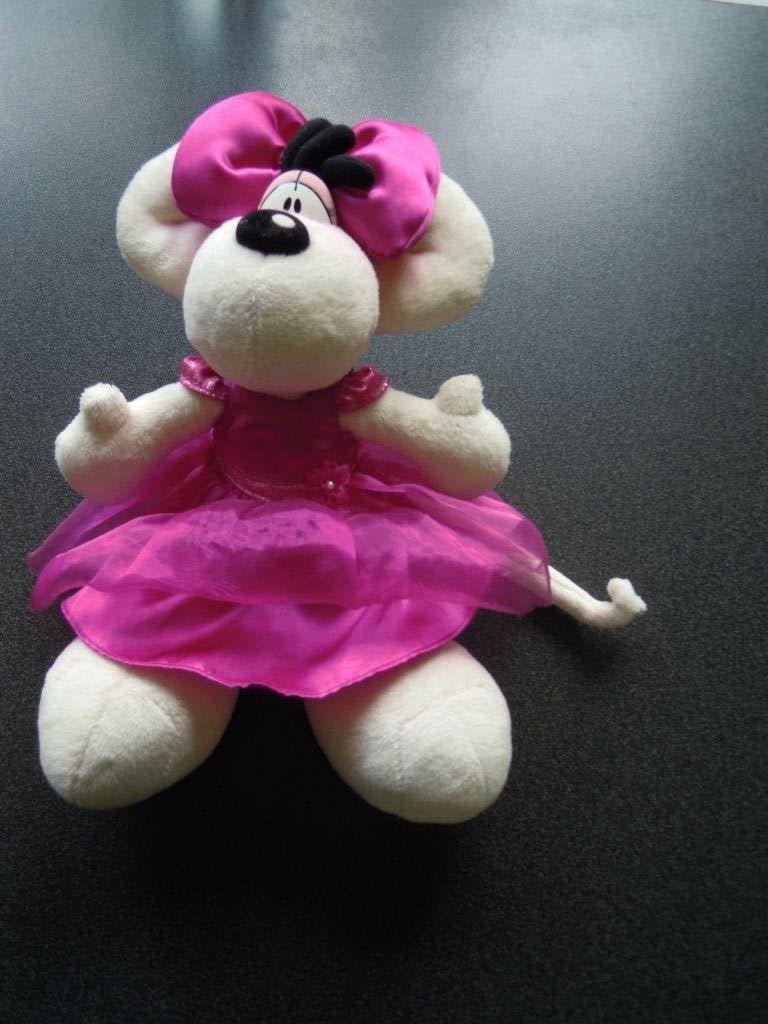 Roze knuffelmuis Diddl Diddlina, Verzamelen, Ophalen of Verzenden, Diddl, Zo goed als nieuw, Knuffel