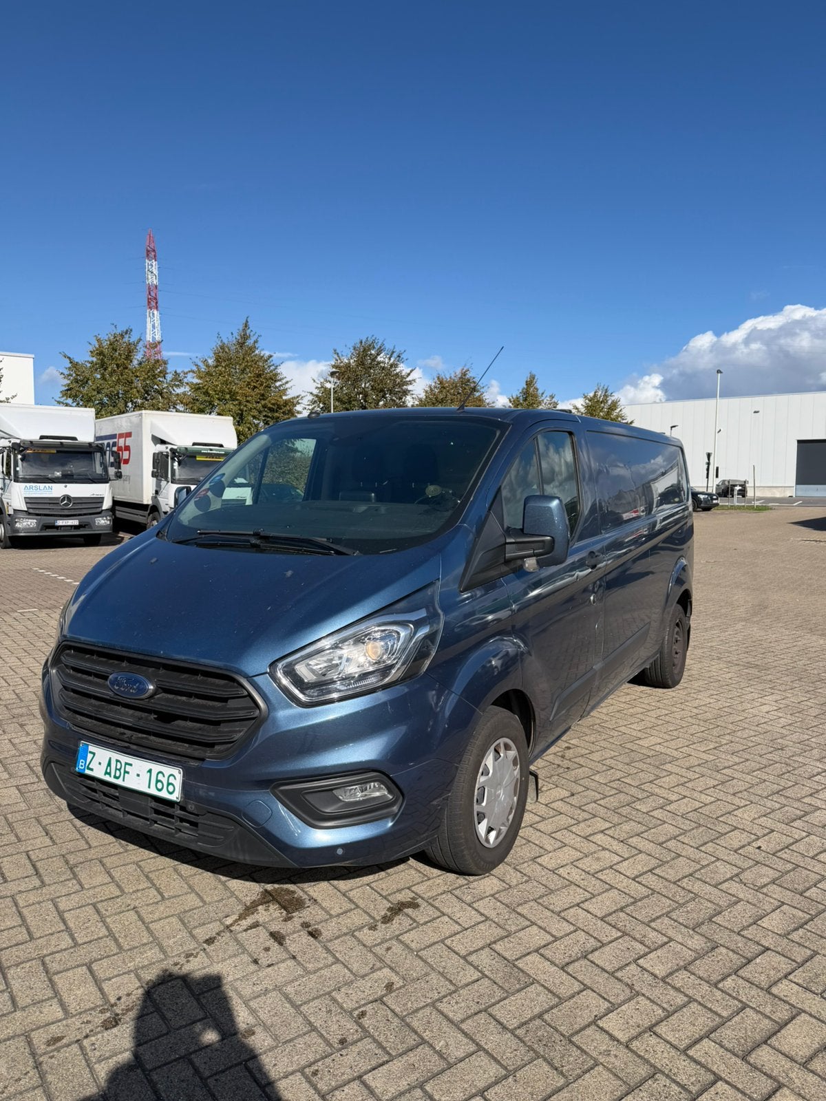 Ford transit custom 2.0 Diesel / Euro6b / Airco / 3 plaats, Stof, 1995 cc, 4 cilinders, Diesel