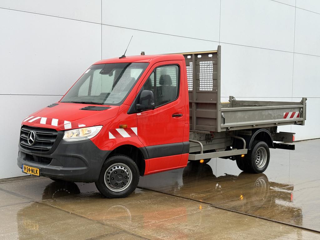 Mercedes-Benz Sprinter 514 2.2 CDI Kipper Benne Tipper Dubbe, Autos, Camionnettes & Utilitaires, Entreprise, 3 places, Boîte manuelle