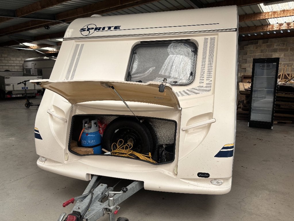caravan, Caravans en Kamperen, Caravans, Particulier, Vast bed, 4 tot 5 meter, Sprite