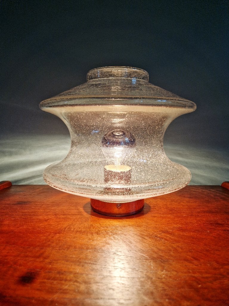 Meerpaal bubbelglazen plafondlamp (3 beschikbaar), RAAK,1970, Ophalen of Verzenden