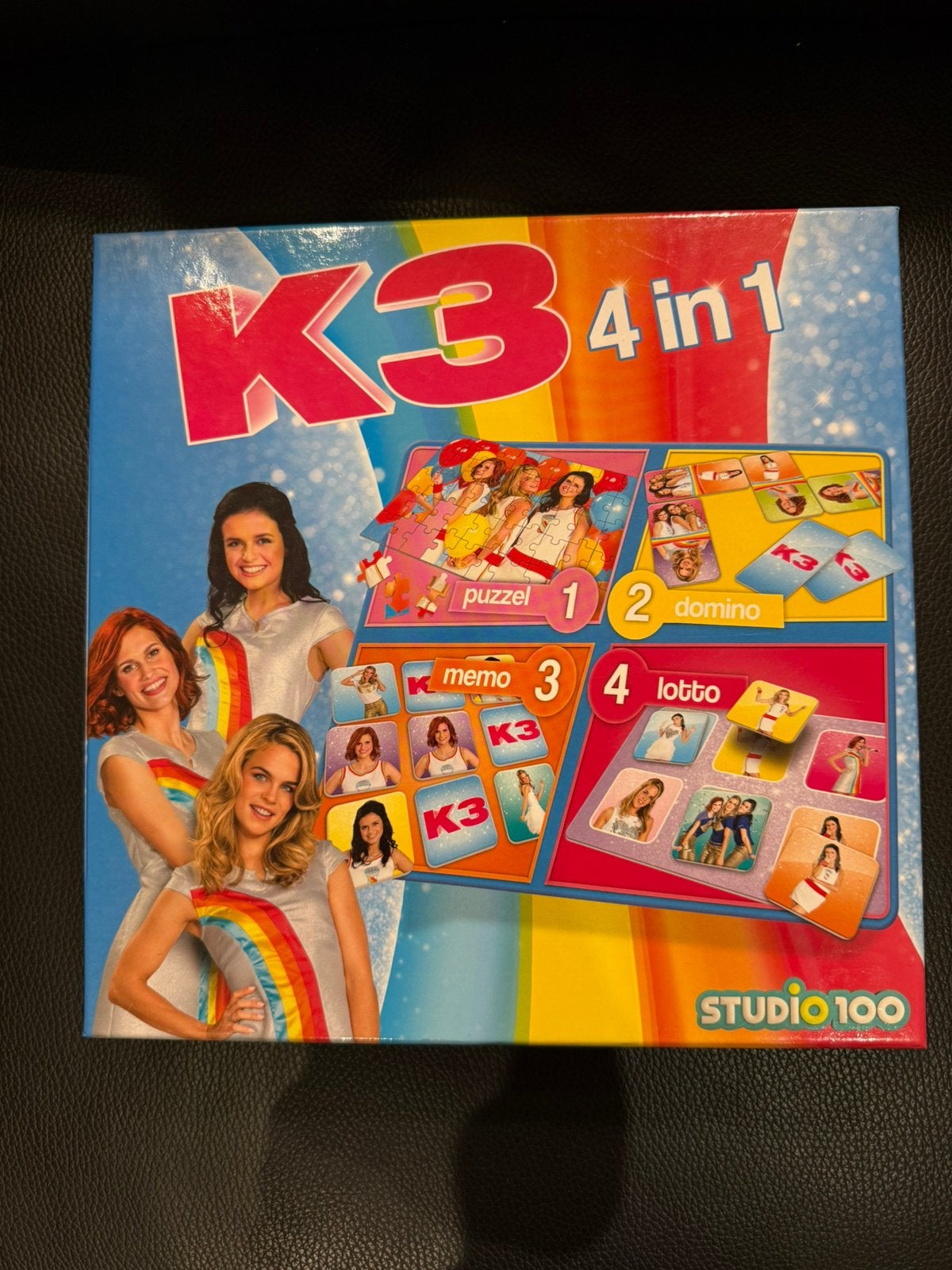 K3 4 in 1 spel, Drie of vier spelers, Ophalen of Verzenden, Zo goed als nieuw
