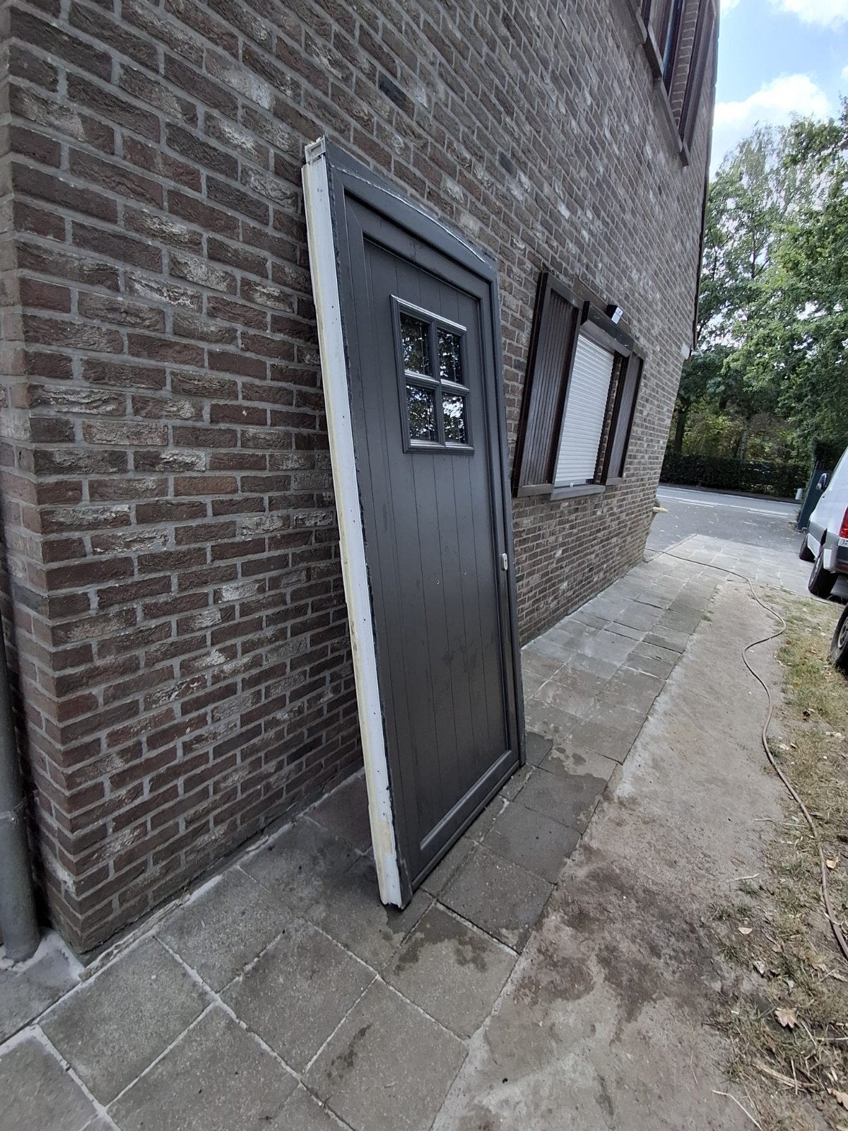 mooie voordeur met alle toebehoren, Immo