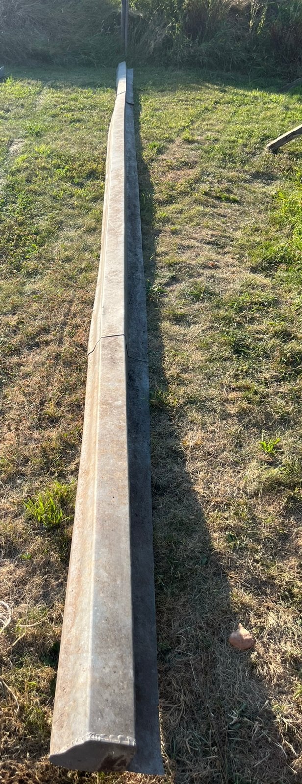 Apok zinken dakgoot 9m * 0.8mm, Doe-het-zelf en Bouw, Dakpannen en Dakbedekking, Gebruikt, Overige typen, Overige materialen, Ophalen